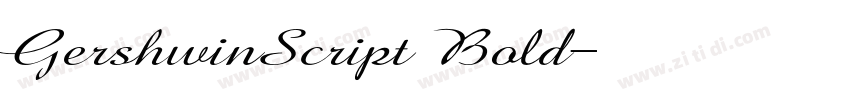 GershwinScript Bold字体转换 GershwinScript Bold字体转换